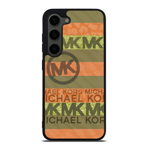 MICHAEL KORS PEACH STRIPE  Samsung Galaxy S23 Plus Case Cover MICHAEL KORS PEACH STRIPE  Samsung Galaxy S23 Plus Case Cover