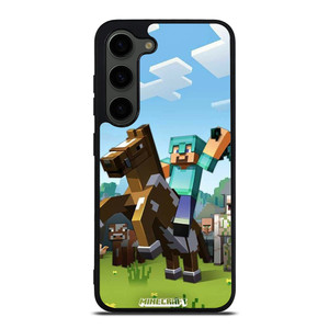 MINECRAFT KNIGHT AND HORSE  Samsung Galaxy S23 Plus Case Cover MINECRAFT KNIGHT AND HORSE  Samsung Galaxy S23 Plus Case Cover