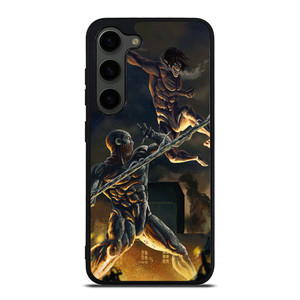 ATTACK ON TITAN VS WARHAMMER TITAN Samsung Galaxy S23 Plus Case Cover ATTACK ON TITAN VS WARHAMMER TITAN Samsung Galaxy S23 Plus Case Cover