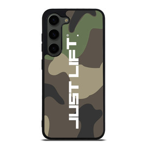 JUST LIFT FITNESS CAMO LOGO Samsung Galaxy S23 Plus Case Cover JUST LIFT FITNESS CAMO LOGO Samsung Galaxy S23 Plus Case Cover