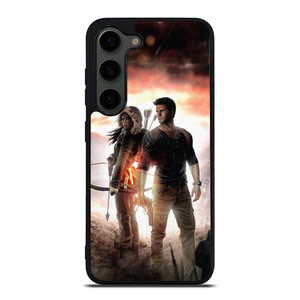 NATHAN DRAKE AND LARA CROFT UNCHARTED GAMES Samsung Galaxy S23 Plus Case Cover