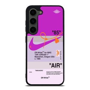 NIKE AIR JORDAN 1 OFF WHITE PURPLE Samsung Galaxy S23 Plus Case Cover NIKE AIR JORDAN 1 OFF WHITE PURPLE Samsung Galaxy S23 Plus Case Cover