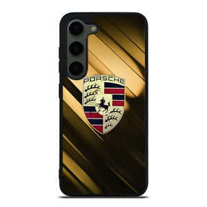 PORSCHE GOLD LOGO Samsung Galaxy S23 Plus Case Cover PORSCHE GOLD LOGO Samsung Galaxy S23 Plus Case Cover