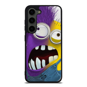 PURPLE HALF MINION CARTOON Samsung Galaxy S23 Plus Case Cover PURPLE HALF MINION CARTOON Samsung Galaxy S23 Plus Case Cover