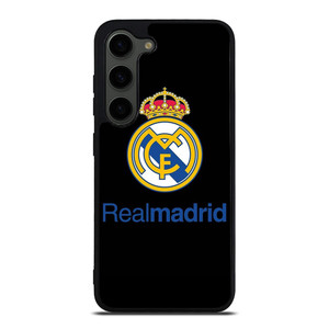 REAL MADRID FOOTBALL BLACK LOGO Samsung Galaxy S23 Plus Case Cover REAL MADRID FOOTBALL BLACK LOGO Samsung Galaxy S23 Plus Case Cover