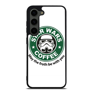 STARBUCKS COFFEE STAR WARS MAY THE FROTH BE WITH YOU Samsung Galaxy S23 Plus Case Cover STARBUCKS COFFEE STAR WARS MAY THE FROTH BE WITH YOU Samsung Galaxy S23 Plus Case Cover