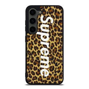 SUPREME LEOPARD SKIN Samsung Galaxy S23 Plus Case Cover SUPREME LEOPARD SKIN Samsung Galaxy S23 Plus Case Cover