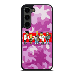 SUPREME THE SIMPSONS CAMO PURPLE Samsung Galaxy S23 Plus Case Cover SUPREME THE SIMPSONS CAMO PURPLE Samsung Galaxy S23 Plus Case Cover