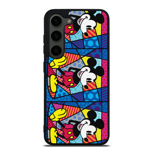 ROMERO BRITTO MICKEY MOUSE COLLAGE Samsung Galaxy S23 Plus Case Cover ROMERO BRITTO MICKEY MOUSE COLLAGE Samsung Galaxy S23 Plus Case Cover