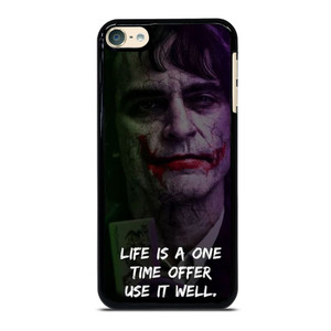 JOKER JOAQUIN PHOENIX QUOTES iPod 6 Case Cover JOKER JOAQUIN PHOENIX QUOTES iPod 6 Case Cover
