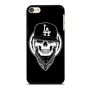 LOS ANGELES DODGERS SKULL iPod 6 Case Cover LOS ANGELES DODGERS SKULL iPod 6 Case Cover