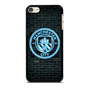 MANCHESTER CITY FC NEON LOGO iPod 6 Case Cover MANCHESTER CITY FC NEON LOGO iPod 6 Case Cover