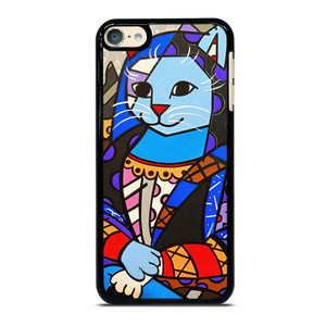 ROMERO BRITTO CAT MONALISA iPod 6 Case Cover ROMERO BRITTO CAT MONALISA iPod 6 Case Cover