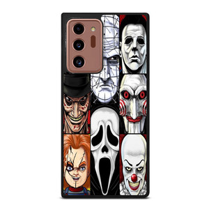 HORROR MOVIES CHARACTERS COLLAGE 2 Samsung Galaxy Note 20 Ultra Case Cover HORROR MOVIES CHARACTERS COLLAGE 2 Samsung Galaxy Note 20 Ultra Case Cover