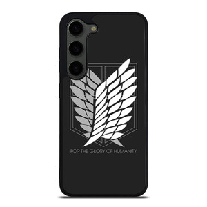 WINGS OF FREEDOM ATTACK ON TITANS HUMANITY SYMBOL Samsung Galaxy S23 Plus Case Cover WINGS OF FREEDOM ATTACK ON TITANS HUMANITY SYMBOL Samsung Galaxy S23 Plus Case Cover