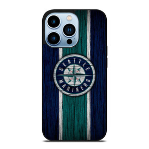 SEATTLE MARINERS WOODEN STRIPE LOGO iPhone 13 Pro Max Case Cover SEATTLE MARINERS WOODEN STRIPE LOGO iPhone 13 Pro Max Case Cover