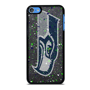 SEATTLE SEAHAWKS SPLASHED LOGO iPod 7 Case Cover SEATTLE SEAHAWKS SPLASHED LOGO iPod 7 Case Cover