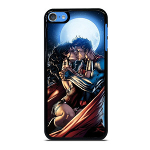 WONDER WOMAN SUPERMAN CARTOON KISSING iPod 7 Case Cover WONDER WOMAN SUPERMAN CARTOON KISSING iPod 7 Case Cover