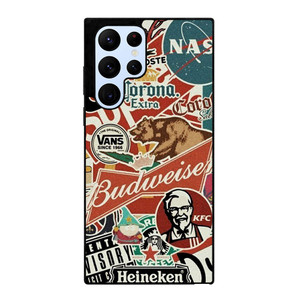 BEER WHISKEY LOGO COLLECTION Samsung Galaxy S22 Ultra Case Cover