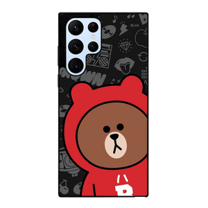 BROWN BEAR BEATS MUSIC Samsung Galaxy S22 Ultra Case Cover