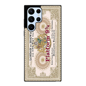 HARRY POTTER TICKETS PLATFORM NINE AND THREE QUARTERS Samsung Galaxy S22 Ultra Case Cover HARRY POTTER TICKETS PLATFORM NINE AND THREE QUARTERS Samsung Galaxy S22 Ultra Case Cover