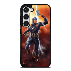CAPTAIN AMERICA X THOR HAMMER 2  Samsung Galaxy S23 Case Cover