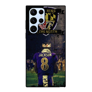 LAMAR JACKSON KING OF THE NORTH Samsung Galaxy S22 Ultra Case Cover