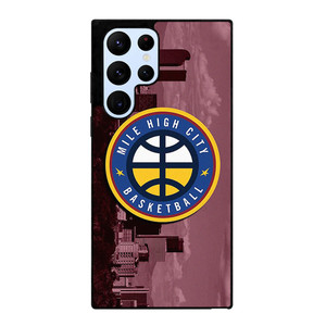 MILE HIGH CITY BASKETBALL BADGE Samsung Galaxy S22 Ultra Case Cover MILE HIGH CITY BASKETBALL BADGE Samsung Galaxy S22 Ultra Case Cover