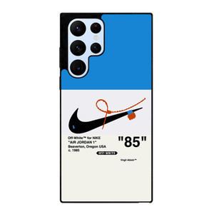 NIKE AIR JORDAN 1OFF WHITE BLUE Samsung Galaxy S22 Ultra Case Cover NIKE AIR JORDAN 1OFF WHITE BLUE Samsung Galaxy S22 Ultra Case Cover