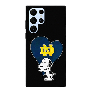 NOTRE DAME FIGHTING IRISH SNOOPY Samsung Galaxy S22 Ultra Case Cover