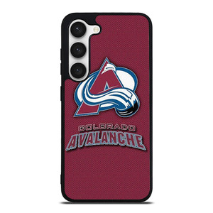 COLORADO AVALANCHE RED CARBON LOGO  Samsung Galaxy S23 Case Cover