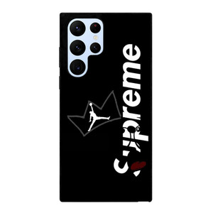 SUPREME AIR JORDAN CROWN Samsung Galaxy S22 Ultra Case Cover SUPREME AIR JORDAN CROWN Samsung Galaxy S22 Ultra Case Cover