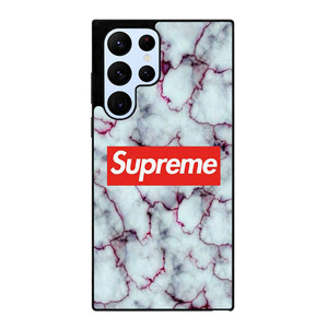 SUPREME MARBLE TEXTURE Samsung Galaxy S22 Ultra Case Cover