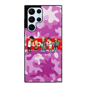 SUPREME THE SIMPSONS CAMO PURPLE Samsung Galaxy S22 Ultra Case Cover SUPREME THE SIMPSONS CAMO PURPLE Samsung Galaxy S22 Ultra Case Cover