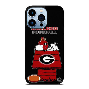 SNOOPY GEORGIA BULLDOGS FOOTBALL iPhone 13 Pro Max Case Cover