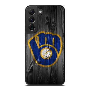 MILWAUKEE BREWERS BASEBALL WOOD LOGO Samsung Galaxy S22 Plus Case Cover