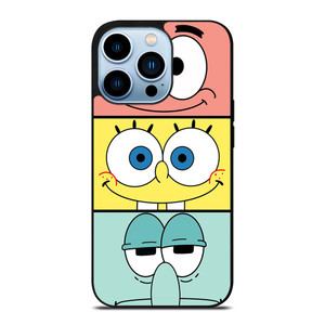SPONGEBOB PATRICK SQUIDWARD CARTOON iPhone 13 Pro Max Case Cover