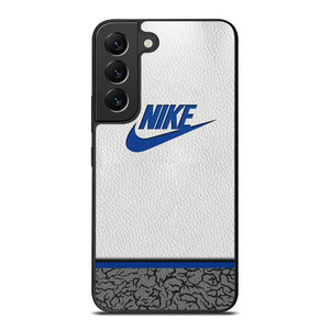 NIKE AIR JORDAN LEATHER BLUE Samsung Galaxy S22 Plus Case Cover NIKE AIR JORDAN LEATHER BLUE Samsung Galaxy S22 Plus Case Cover