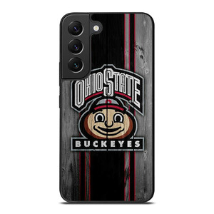 OHIO STATE BUCKEYES WOOD ICON Samsung Galaxy S22 Plus Case Cover OHIO STATE BUCKEYES WOOD ICON Samsung Galaxy S22 Plus Case Cover