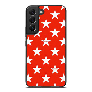 SUPREME STARS PATTERN RED Samsung Galaxy S22 Plus Case Cover