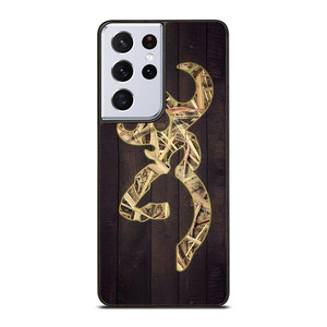 BROWNING WOOD LOGO CAMO LEAF Samsung Galaxy S21 Ultra Case Cover