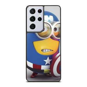 CAPTAIN AMERICA MINION CARTOON Samsung Galaxy S21 Ultra Case Cover