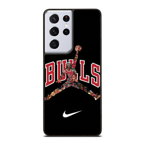 CHICAGO BULLS MICHAEL JORDAN JUMP NIKE Samsung Galaxy S21 Ultra Case Cover