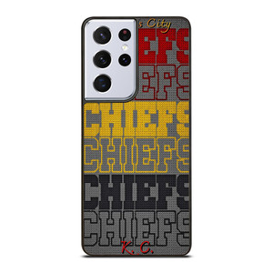 KANSAS CITY CHIEFS METAL SYMBOL Samsung Galaxy S21 Ultra Case Cover
