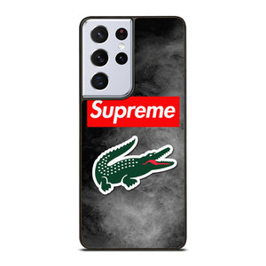 LACOSTE X SUPREME LOGO Samsung Galaxy S21 Ultra Case Cover LACOSTE X SUPREME LOGO Samsung Galaxy S21 Ultra Case Cover