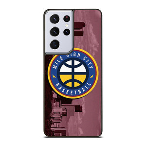 MILE HIGH CITY BASKETBALL BADGE Samsung Galaxy S21 Ultra Case Cover MILE HIGH CITY BASKETBALL BADGE Samsung Galaxy S21 Ultra Case Cover