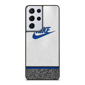 NIKE AIR JORDAN LEATHER BLUE Samsung Galaxy S21 Ultra Case Cover NIKE AIR JORDAN LEATHER BLUE Samsung Galaxy S21 Ultra Case Cover