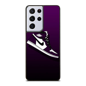 NIKE AIR JORDAN PURPLE LOGO Samsung Galaxy S21 Ultra Case Cover