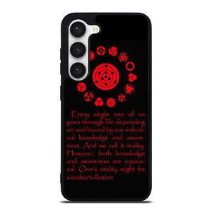 ITACHI UCHIHA SYMBOL QUOTES  Samsung Galaxy S23 Case Cover
