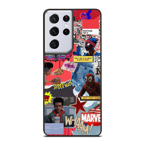 SPIDERMAN MILES MORALES COLLAGE 2 Samsung Galaxy S21 Ultra Case Cover SPIDERMAN MILES MORALES COLLAGE 2 Samsung Galaxy S21 Ultra Case Cover